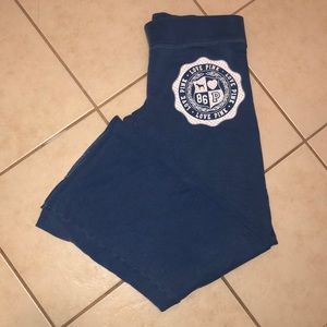 PINK Blue Boyfriend Sweats